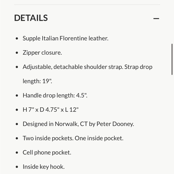 Dooney & Bourke, Florentine Satchel (Navy) REGULAR SIZE NOT MINI - Picture 10 of 14